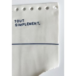 Planche bloc note